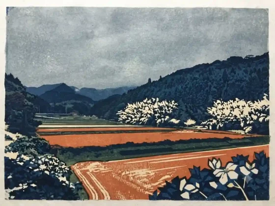 波佐見町版画